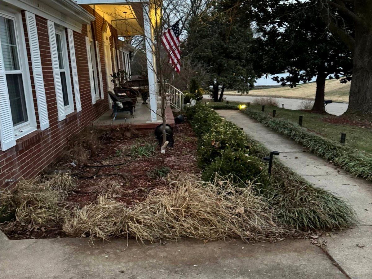 Foundation bed cut back &mdash; Cape Girardeau, MO